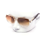 12 Pack: Modern Full-Frame Gradient Miter-cut Aviator Wholesale Sunglasses