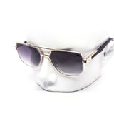 12 Pack: Modern Full-Frame Gradient Miter-cut Aviator Wholesale Sunglasses