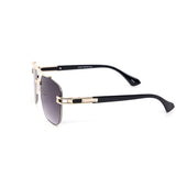 12 Pack: Modern Classy Aviator Semi-rimless Gradient Wholesale Sunglasses