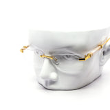 12 Pack: Luxe Rimless Clear Wholesale Sunglasses