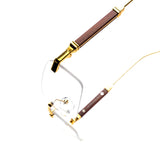 12 Pack: Luxe Rimless Clear Wholesale Sunglasses