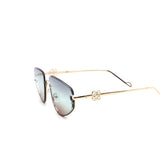 12 Pack: Royal Rimless Floral Accent Teardrop Wholesale Sunglasses