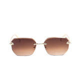 12 Pack: Luxe Panther Arm Hex Cut Gradient Wholesale Sunglasses