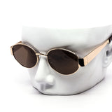 12 Pack: Semi-Oval Metal Temple Street Style Wholesale Sunglasses