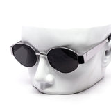 12 Pack: Semi-Oval Metal Temple Street Style Wholesale Sunglasses