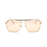 12 Pack: JetTheory Aviator Retro Gradient Metal Sunglasses Wholesale
