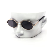 12 Pack: Oval Metal Frame Assorted Gradient Wholesale Sunglasses