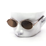 12 Pack: Oval Metal Frame Assorted Gradient Wholesale Sunglasses