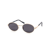 12 Pack: Oval Metal Frame Assorted Gradient Wholesale Sunglasses
