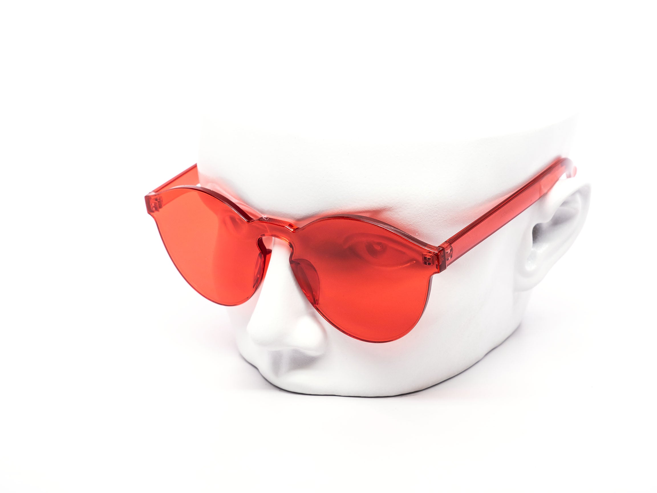 12 Pack: Rimless Full Polycarbonate Color Wholesale Sunglasses