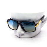 12 Pack: Retro Big Boss Aviator Duo-tone Wholesale Sunglasses