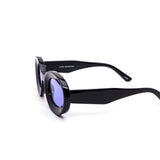 12 Pack: Super Chunky Oval Color Wholesale Sunglasses