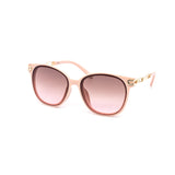 12 Pack: Minimalist Elise Round Chain Wholesale Sunglasses