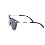 12 Pack: Minimalist Elise Round Chain Wholesale Sunglasses