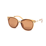 12 Pack: Minimalist Elise Round Chain Wholesale Sunglasses