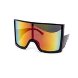 12 Pack: Oversized Unique Square Wrap-around Wholesale Sunglasses