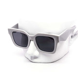 12 Pack: Classy Minimalist Chunky Prism Abstract Wholesale Sunglasses