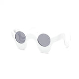 12 Pack: Happy Kilton Wavy Circle Festival Wholesale Sunglasses