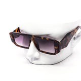 12 Pack: Minimalist Flatline Chunky Prism Abstract Wholesale Sunglasses