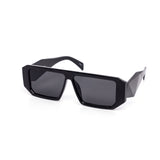 12 Pack: Minimalist Flatline Chunky Prism Abstract Wholesale Sunglasses