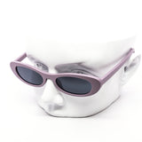 12 Pack: Trendy Skinny Oval Cateye Wholesale Fashion Sunglasses
