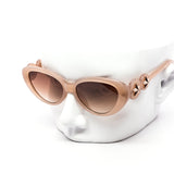 12 Pack: Twin Star Chunky Round Cateye Gradient Wholesale Sunglasses