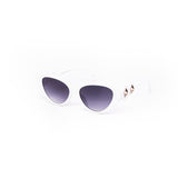 12 Pack: Twin Star Chunky Round Cateye Gradient Wholesale Sunglasses