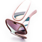 12 Pack: Oversized Unique Blobby Shield Wholesale Sunglasses