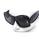12 Pack: Oversized Unique Blobby Shield Wholesale Sunglasses