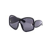 12 Pack: Oversized Unique Blobby Shield Wholesale Sunglasses