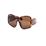 12 Pack: Oversized Unique Blobby Shield Wholesale Sunglasses