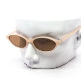 12 Pack: Oval Retro Neutral Matte Gloss Wholesale Sunglasses