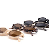 12 Pack: Oval Retro Neutral Matte Gloss Wholesale Sunglasses