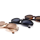 12 Pack: Oval Micro Shades in Mixed Neutral Tones – Wholesale Sunglasses