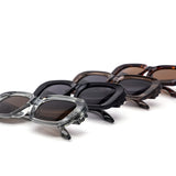 12 Pack: Chunky Squarish Oval Frames Metal Accents Wholesale Sunglasses