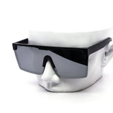 12 Pack: Cyberpunk Oversized Shield Wholesale Sunglasses