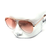 12 Pack: Oversized Flatline Hard Bridge Aviator Wholesale Sunglasses