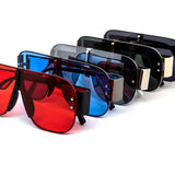 12 Pack: Future Retro Rimless Aviator Metal Wholesale Sunglasses