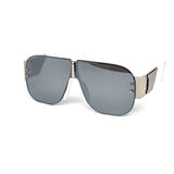 12 Pack: Future Retro Rimless Aviator Metal Wholesale Sunglasses