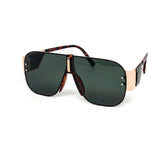 12 Pack: Future Retro Rimless Aviator Metal Wholesale Sunglasses