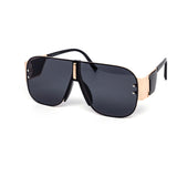 12 Pack: Future Retro Rimless Aviator Metal Wholesale Sunglasses