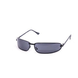 12 Pack: Slender Rimless Matrix Oval Wrap Wholesale Sunglasses