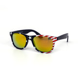 12 Pack: Star Spangled USA Color Mirror Wholesale Sunglasses
