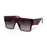 12 Pack: Oversized Luxurious Flat-top Chunky Gradient Wholesale Sunglasses