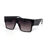 12 Pack: Oversized Luxurious Flat-top Chunky Gradient Wholesale Sunglasses