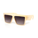 12 Pack: Oversized Luxurious Flat-top Chunky Gradient Wholesale Sunglasses