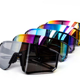 12 Pack: Destiny Performance Sports Shield Burnt Mirror Wholesale Sunglasses