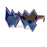 12 Pack: Polarized Oversized Zigzag Party Fashion Wholesale Sunglasses