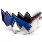 12 Pack: Polarized Oversized Zigzag Party Fashion Wholesale Sunglasses