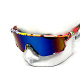 12 Pack: Kush Anime Sports Shield Burnt Mirror Wholesale Sunglasses